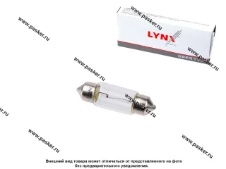 Лампа 12V5W T11X35 SV8.5 LYNXauto L13505 [упаковка 10 шт.]