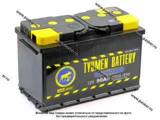 Аккумулятор Тюмень STANDARD 90Ач EN720 320х175х210