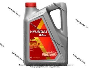 Масло HYUNDAI XTeer  5W40 G800 API SP 4л син