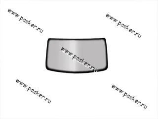 Стекло ветровое 3302 КМК GLASS 3-х слойное с шелкографией GAZT0015