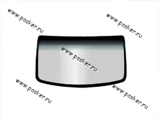Стекло ветровое 3302 КМК GLASS 3-х слойное с полосой и шелкографией GAZT0016