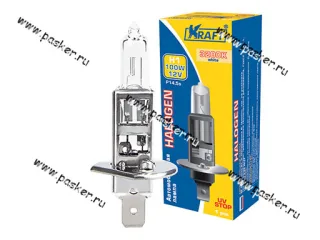 Лампа галоген 12V H1 100W P14.5s KRAFT 700001