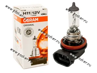 Лампа галоген 12V H11 55W PGJ19-2 OSRAM 64211