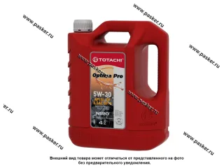 Масло TOTACHI NIRO  5W30 Optima PRO API SL/CF 4л п/с