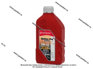 Масло TOTACHI NIRO  5W40 Optima PRO API SL/CF ACEA A3/B4 1л син