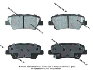 Колодки тормозные Hyundai Solaris Kia Rio 11- задние LYNXauto BD3632