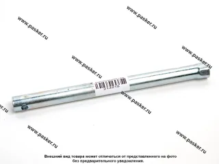 Ключ свечной 14мм цинк 215 мм с резинкой 214215