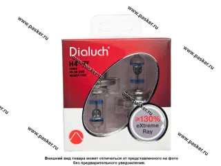 Лампа галоген 12V H4 60/55W P43t DiaLuch Prime Extreme Ray +130%
