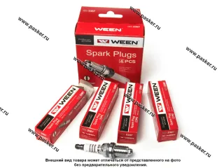 Свеча WEEN Chevrolet Citroen Daewoo Fiat Nissan Opel 2х электродная 122-2387 [упаковка 4 шт.]