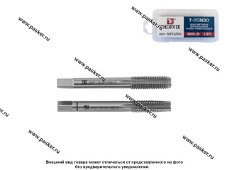 Метчик двухпроходной М14х1,25 2шт T-COMBO Thorvik MT14125S2