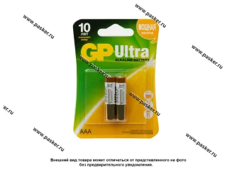 Батарейка GP AAA LR03 Ultra Alkaline G-Tech GP 24AUA21-2CRSBC2