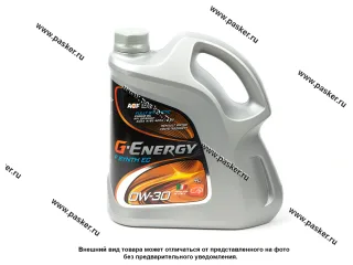 Масло G-Energy  0W30 F Synth EC API SP ACEA A5/B5 4л син