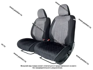 Накидка на сиденье AUTOPROFI ALC-0210 BK/BK алькантара черный нижняя часть