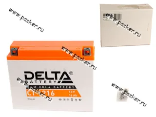 Аккумулятор DELTA CT 16Ач 1216 205x70x162 обр/п с/эл YB16AL-A2
