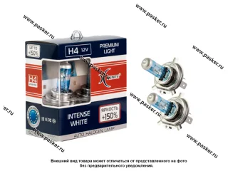 Лампа галоген 12V H4 60/55WP43t Xenite INTENSE WHITE 1007178