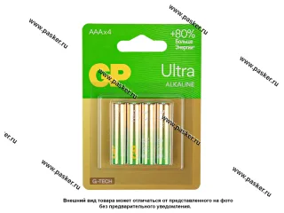 Батарейка GP AAA LR03 Ultra Alkaline G-Tech 24AUA21-2CRSBC4 AАA