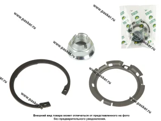 Подшипник ступицы комплект крепежа Renault Logan LADA Largus BESTPARTS BPWB7701207677KIT с ABS