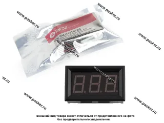 Вольтметр ACV RM37-VTR12R красная подсветка
