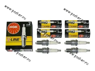 Свечи NGK V-Line № 2 BPR6E 2101-099,Ford,Mazda,Daewoo,Opel,Renault с резистором