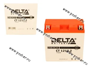 Аккумулятор DELTA CT 12Ач 1212,2 152x70x150 с/эл YT14B-BS
